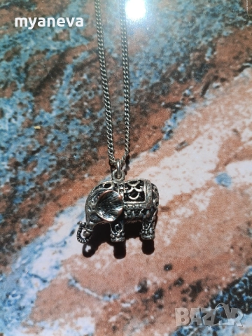 Колие от Индия с висулка слон , символ на късмет и мъдрост. , снимка 6 - Колиета, медальони, синджири - 51667592
