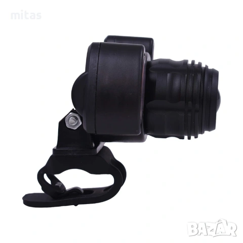 LED светлина за велосипед, Фар с три светлини, Ръчен фокус, 600Lumens, снимка 3 - Аксесоари за велосипеди - 27236841