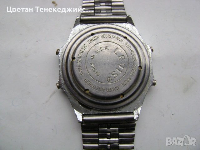Продавам 5 броя ретро кварцови часовници Levis,Time Tronic,Quartz, снимка 10 - Мъжки - 54142772