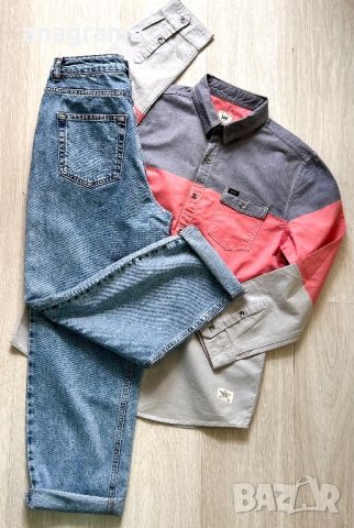 Benetton denim 30 номер & Lee denim риза, снимка 2 - Дънки - 45725750