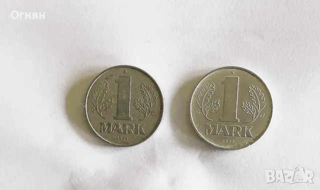 1 марка 1977 ГДР, снимка 1