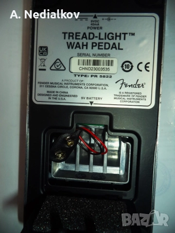 Fender wah/wah pedal, снимка 4 - Китари - 51843883
