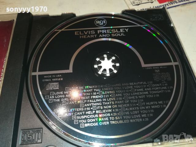 SOLD-ELVIS CD MADE IN USA 2107240944, снимка 2 - CD дискове - 46646091