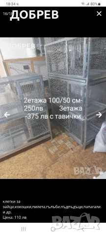 клетки за пъдпъдъци, зайци, пилета, кокошки, папагали, кускумриики, гълъби ..Гр.Разград 0885 343464, снимка 12 - други­ - 53323614