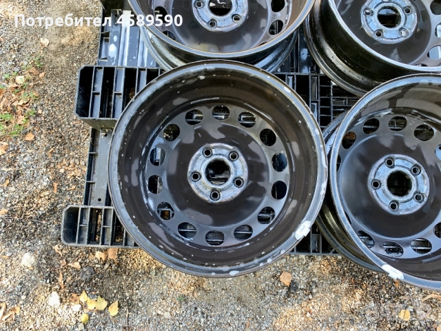 4бр.Оригинални железни джанти 16цола ET50 5x112 за Vw,Audi,Seat,Skoda, снимка 11 - Гуми и джанти - 51809977