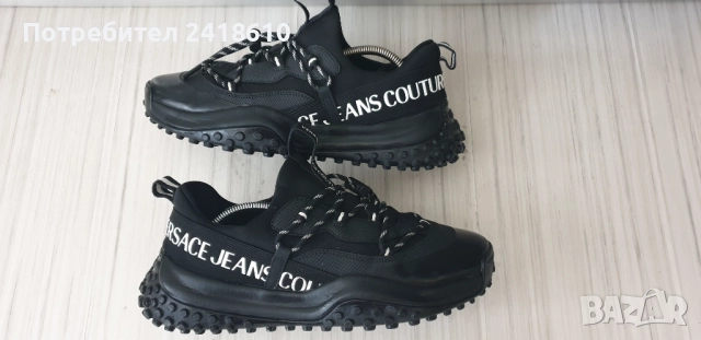 Versace Jeans Couture UK 7.5 US 8.5 Sneakers Mens Size 42/27см ОРИГИНАЛ! Мъжки Спортно - елегантни!, снимка 8 - Кецове - 51719588