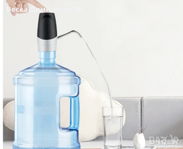 Помпа за вода акумулаторна Rosberg , с USB, Бяло с черно, снимка 2 - Други стоки за дома - 50913359