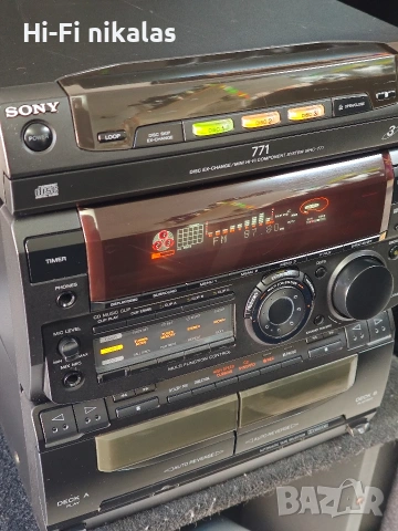 аудио система стерео уредба SONY MHC-771, снимка 3 - Аудиосистеми - 54106077