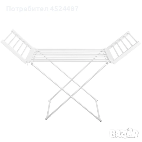 Електрическа сгъваема сушилня за дрехи с отопляеми пръчки SmartDry Fold 220, снимка 4 - Сушилници - 53848728