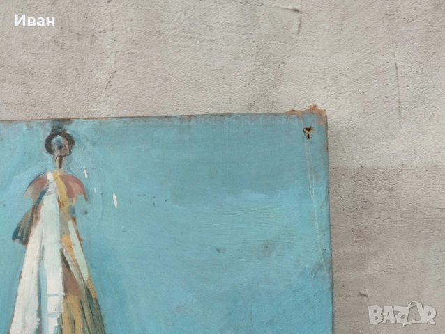 Голяма Маслена картина Самарското знаме, снимка 8 - Антикварни и старинни предмети - 52369926