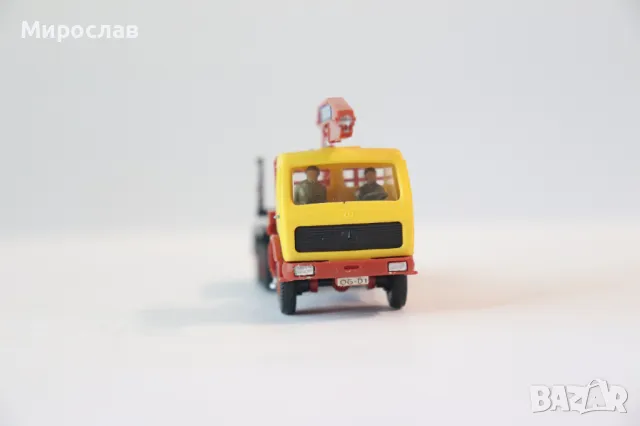 KIBRI H0 1/87 MERCEDES BENZ КАМИОН ТИР МОДЕЛ ДЪРВАРКА, снимка 4 - Колекции - 50142790