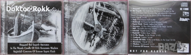  Dark Rhapsodies Compilation + Dark Funeral CD - оригинални Black Metal дискове, снимка 2 - CD дискове - 50133147