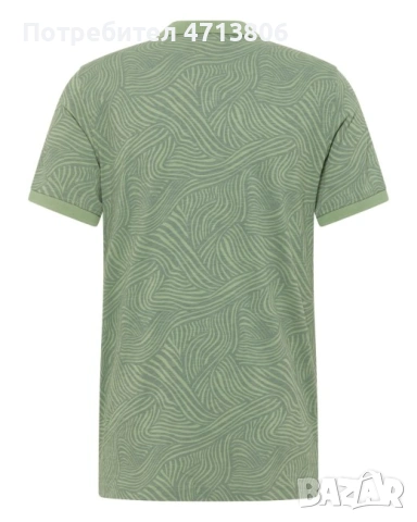 Мъжка тениска тип поло MUSTANG – размер S, снимка 3 - Тениски - 53156460