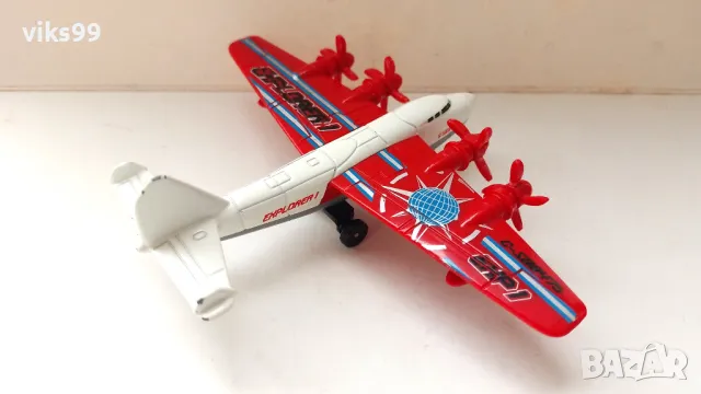 Matchbox Seaplane Red White Blue Explorer 1 Made in Thailand, снимка 4 - Колекции - 49415056