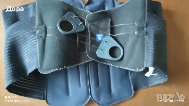 Дорзално-лумбален колан с лесна система за затягане, снимка 6 - Корсети, колани и коректори - 50008192