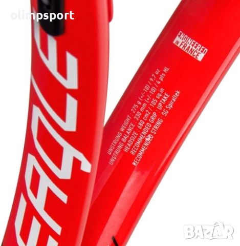 Ракета за тенис на корт BABOLAT EAGLE STRUNG. , снимка 4 - Тенис - 45380794