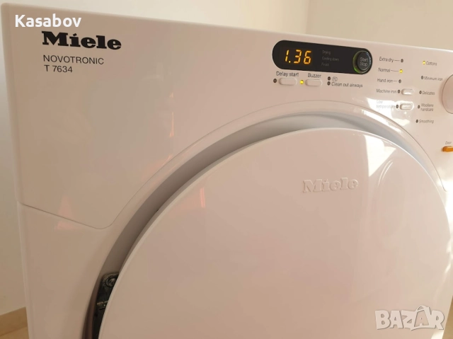 Сушилня Miele T7634 Novotronic 12м Гаранция Миеле Коминна Въздуховодна, снимка 2 - Сушилни - 51548041