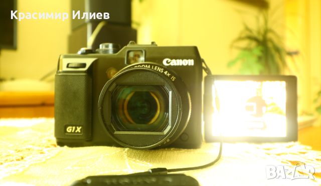 Фотокамера Canon Power Shot G1X, снимка 7 - Фотоапарати - 45356360