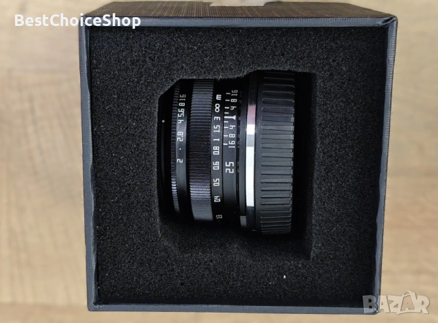 Ръчен обектив за фотоапарат TTArtisan 25mm F2.0 APS-C, снимка 5 - Обективи и филтри - 53448081