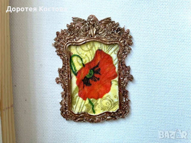 Красива 3д украса с миниатюри , снимка 8 - Антикварни и старинни предмети - 51132192