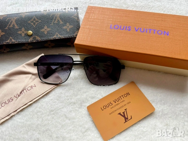 Слънчеви очила Louis Vuitton с кутия и аксесоари