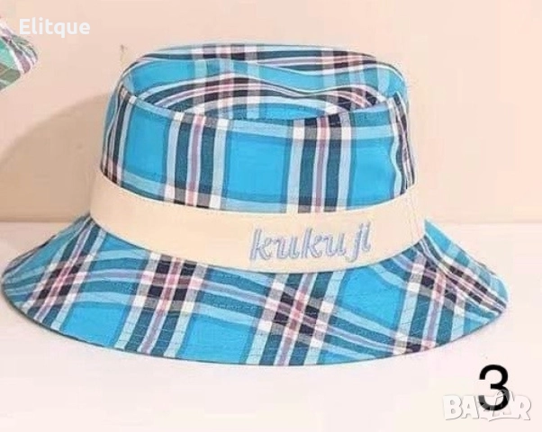 Оцвети лятото с чаровната детска карирана шапка 'Kuku Ji, снимка 3 - Други - 52888902