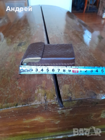 Стара кожена табакера за цигари,калъф #13, снимка 5 - Други ценни предмети - 52754133