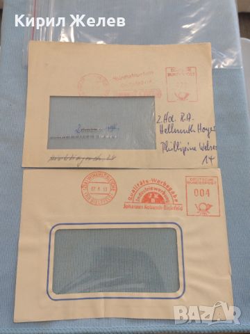 Два стари пощенски пликове с печати Германия за КОЛЕКЦИЯ ДЕКОРАЦИЯ 45815, снимка 1 - Филателия - 46238777