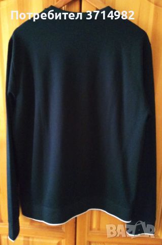 Блуза Армани - Л размер / Armani Exchange Men's Round Logo Sweatshirt - Navy - size L., снимка 2 - Блузи - 45860066