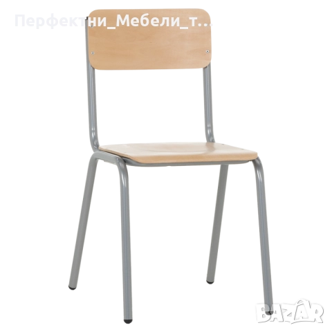 Посетителски стол с пластмасова седалка и облегалка за столова,конферентна зала,училище,занималня, снимка 4 - Столове за офис - 51442186