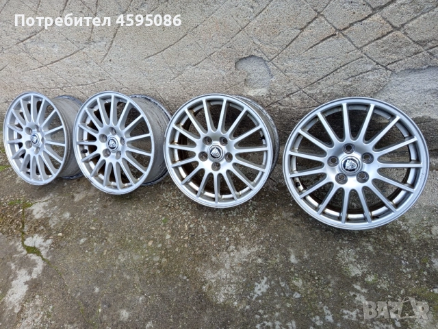 OEM спицарки 16 от Jaguar 5x108, снимка 3 - Гуми и джанти - 53663255