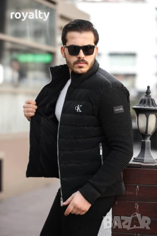Calvin Klein Черно Зимно Мъжко Яке 