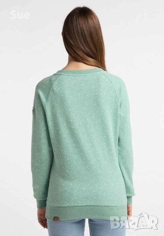 Нов ментов меланж дамски суичър, снимка 2 - Суичъри - 51929319