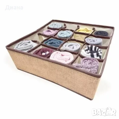 Органайзер за съхранение на бельо за гардероб, шкаф или чекмедже с различни позиции, снимка 1