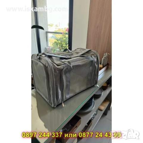 Транспортна чанта с дишаща мрежа за животни - КОД 4325, снимка 18 - Други стоки за животни - 49872204