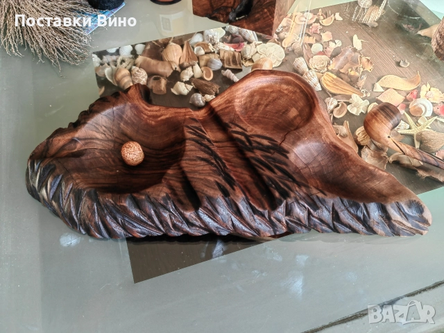 Пепелник за пури, лула с място за чаша, снимка 2 - Декорация за дома - 52799993