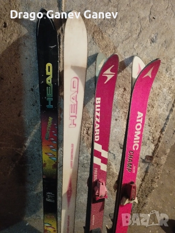 Ретро детски ски. 