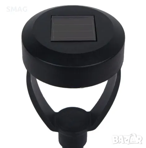 Слънчев соларен фенер лампа Черен полумесец 27см S_1178476, снимка 3 - Соларни лампи - 49901837