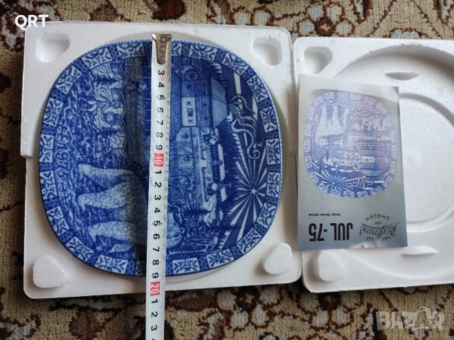 Чинии порцелан Rorltrand Sweden лимитирана серия, диаметър 21 см. по 8 лв., снимка 4 - Чинии - 48337881