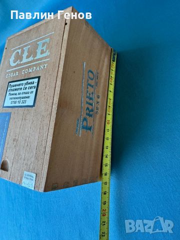 Дървена колекционерска кутия за пури  CLE CIGAR COMPANY, снимка 8 - Други ценни предмети - 45945988