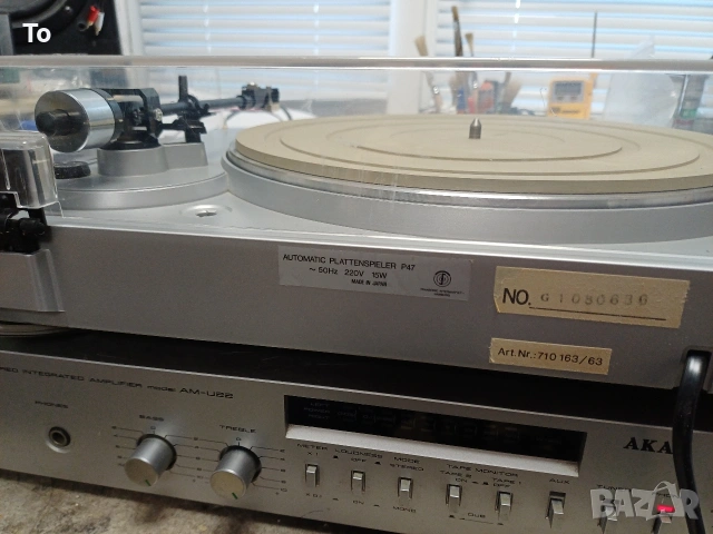Грамофпн NIKKO P47, снимка 3 - Ресийвъри, усилватели, смесителни пултове - 53941149