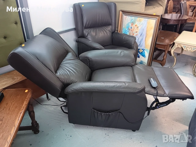 Два броя електрически фотьойли с релакс функция , снимка 3 - Антикварни и старинни предмети - 53200965