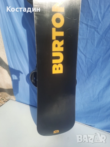 Сноуборд BURTON PROGRESSION 163Wсм. С автомати WIDE, WOODCORE, sidewall, ROCKER  , снимка 9 - Зимни спортове - 52770502