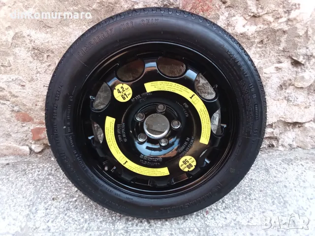 Резервна гума патерица 17" 5x112 Mercedes, снимка 1 - Гуми и джанти - 46920546