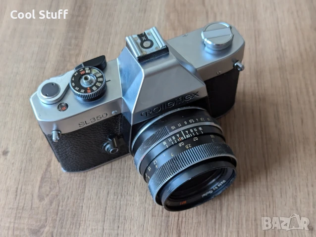 Фотоапарат Rolleiflex SL350 с обектив Rollei Planar HFT 50 1.8, снимка 4 - Фотоапарати - 51163873