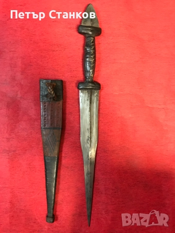 Туарегска кама, снимка 3 - Антикварни и старинни предмети - 52839793