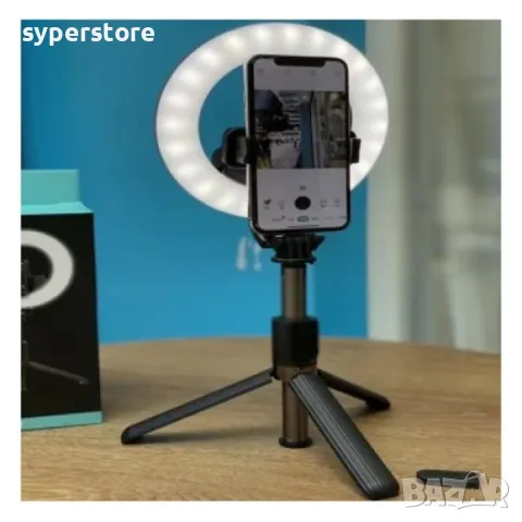 Селфи стик Трипод Блутут Digital One SP01005 L07, с ринг лампа, Bluetooth, с дистанционно, стойка за, снимка 2 - Селфи стикове, аксесоари - 49354854