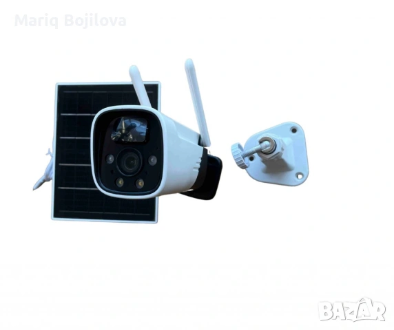 Камера с отделен соларен панел и датчик,4 диода,6MP,iCsee приложение, снимка 9 - Други - 53612420