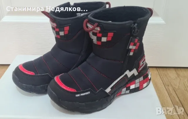 Зимни боти Skechers , снимка 1 - Детски боти и ботуши - 48100597