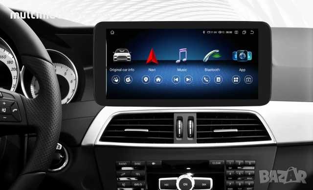 Mercedes C class W204 2011-2014 10.25 Мултимедия Навигация Android, снимка 4 - Аксесоари и консумативи - 51102381